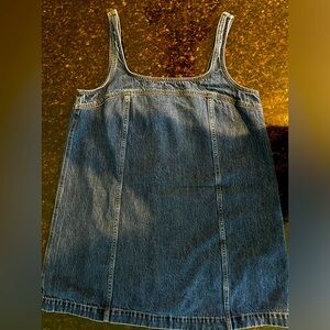 Madewell Denim A-Line Sleeveless Mini Dress size 16. Like new worn once.